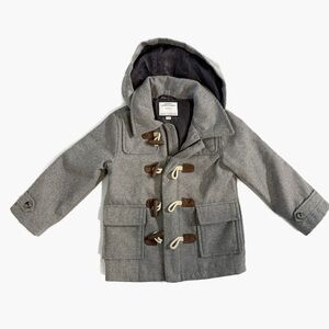 Janie and Jack Gray Toggle Pea Coat 3-4